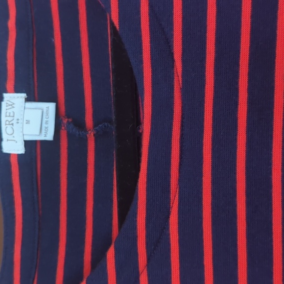 J crew navy and red striped dress - Picture 3 of 4
